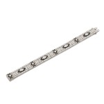 Onyx and diamond bracelet, circa 1938 | 縞瑪瑙配鑽石手鏈,約1938年