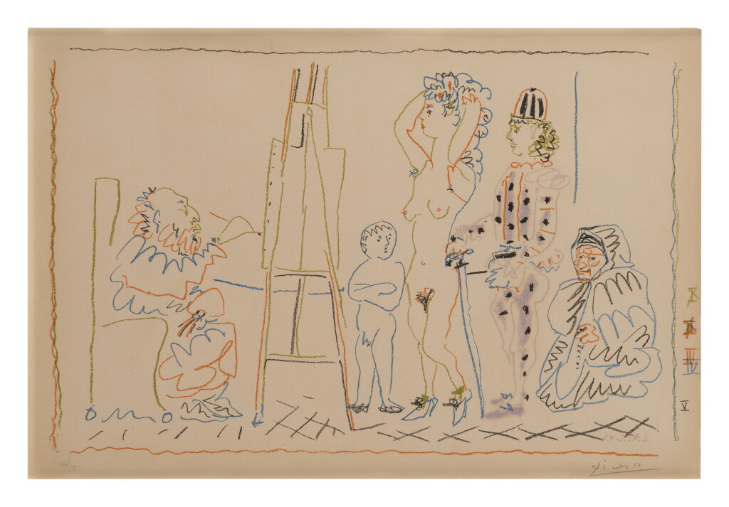 View full screen - View 1 of Lot 9. PABLO PICASSO | L’ATELIER DU VIEUX PEINTRE (BLOCH 760; MOURLOT 260).