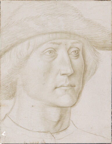 View full screen - View 1 of Lot 149. Portrait of a Man, bust-length, wearing a fur hat.