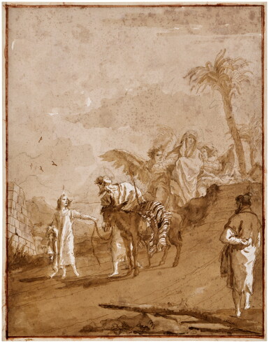 View full screen - View 1 of Lot 166. The Holy Family Returns to Nazareth.