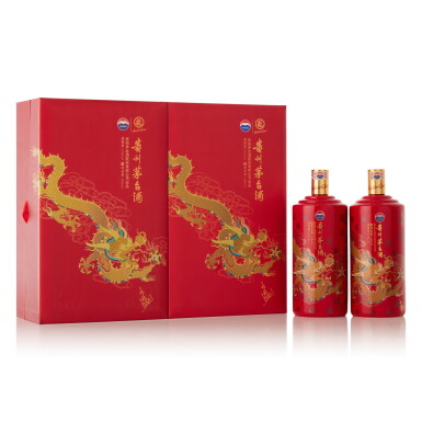 View full screen - View 1 of Lot 5165. 2014年產貴州茅台酒 - 成龍特別版 Kweichow Moutai Jackie Chan Special Edition 2012 (2 BT50).