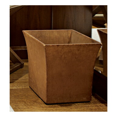 View full screen - View 1 of Lot 151. JEAN-MICHEL FRANK | WASTEPAPER BASKET.