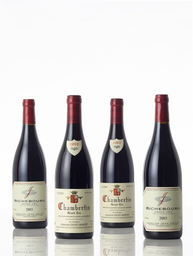 View full screen - View 1 of Lot 6131. Richebourg 2003 Jean Grivot (6 BT).