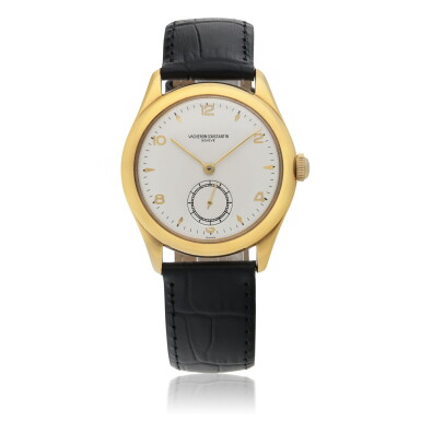 View full screen - View 1 of Lot 160. VACHERON CONSTANTIN | YELLOW GOLD WRISTWATCH, CIRCA 1960.