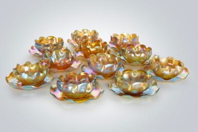 View full screen - View 1 of Lot 10. Set of Eleven Finger Bowls and Under Plates.