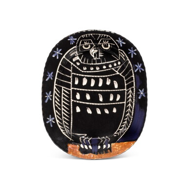 View full screen - View 1 of Lot 20. Hibou brillant (A. R. 285).
