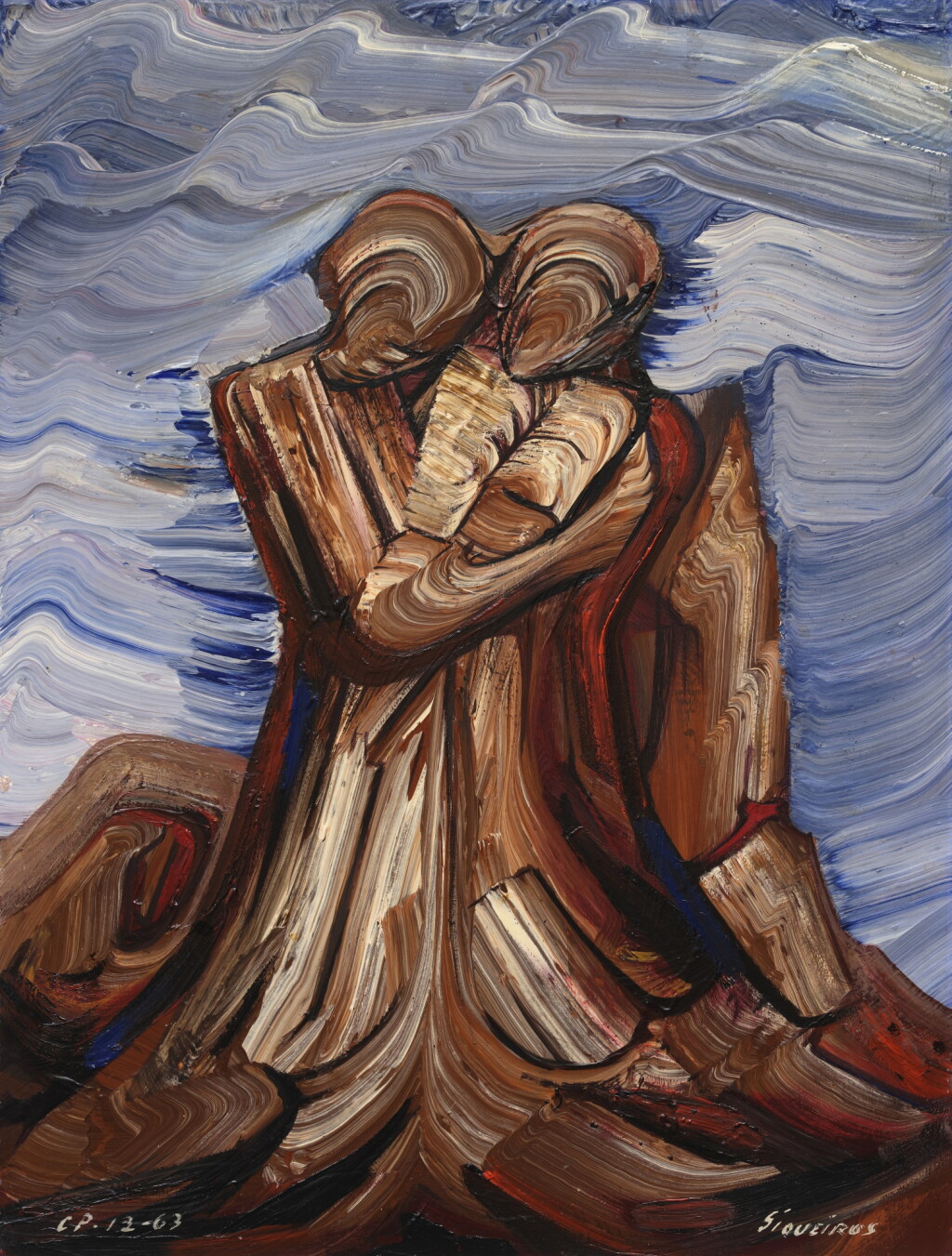 View full screen - View 1 of Lot 189. La peña de los amantes (De los compadres).
