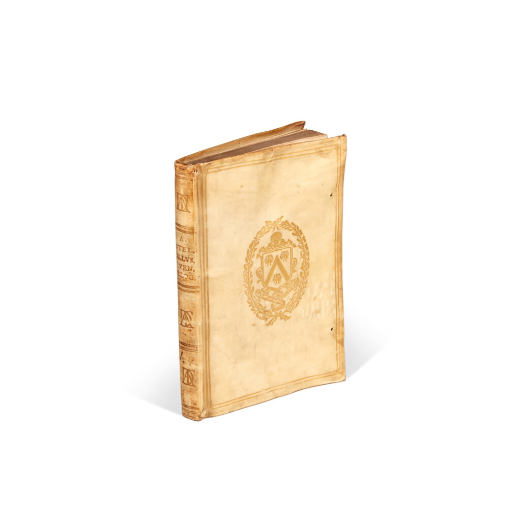 View full screen - View 1 of Lot 1845. Stella, Elogia Venetorum navali pugna illustrium, Venice, 1558, near-contemporary limp vellum, the de-Thou–Soubise copy.