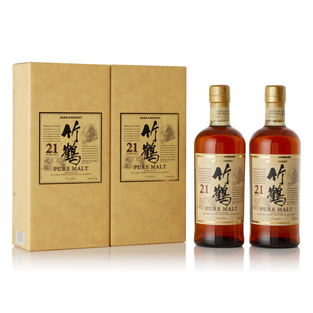 View full screen - View 1 of Lot 6312. 竹鶴 Nikka Taketsuru 21 Years Old 43.0 abv NV (2 BT70).