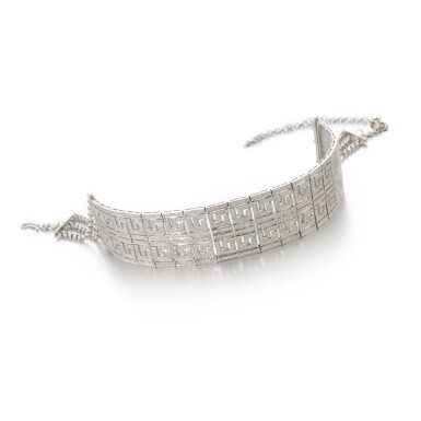 View full screen - View 1 of Lot 168. Diamond choker/bracelet (Bracelet/Choker in diamanti).