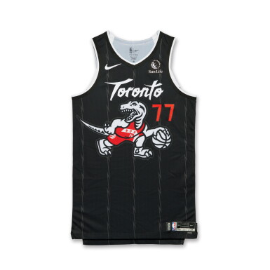 View full screen - View 1 of Lot 47. Jamison Battle Toronto Raptors 2025-2026 Game Issued City Edition Jersey .