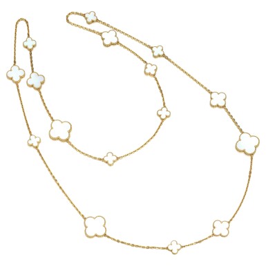 View full screen - View 1 of Lot 758. Mother-of-Pearl 'Magic Alhambra' Sautoir.