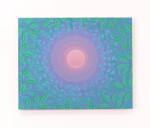 Leaf Tunnel with Moon (Green, Blue, Purple)