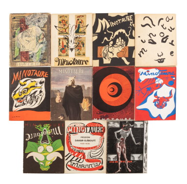 View full screen - View 1 of Lot 109. Collection complète de la revue. N° 1-13. Juin 1933 - mai 1939. Brochés..
