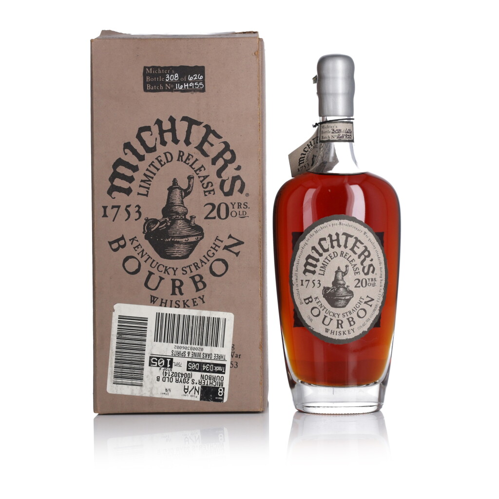 View full screen - View 1 of Lot 232. Michter's Small Batch Bourbon 20 Year Old 114.2 Proof NV (1 BT 75cl).