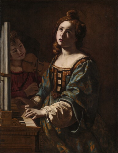 View full screen - View 1 of Lot 168. Saint Cecilia.