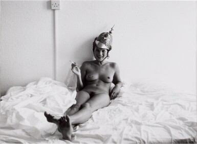 View full screen - View 1 of Lot 116. Kate Moss on Bed.