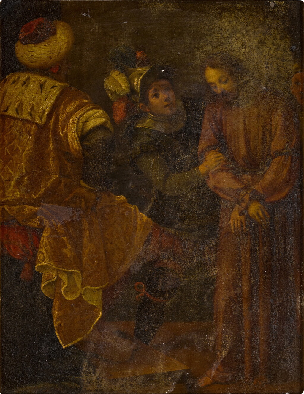View full screen - View 1 of Lot 17. Christ before Pilate.