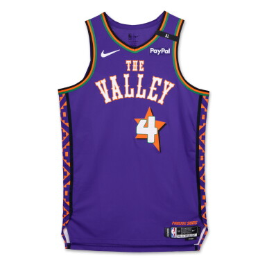 View full screen - View 1 of Lot 138. Oso Ighodaro Phoenix Suns 2024-2025 Game Worn City Edition Jersey | First Career Start.