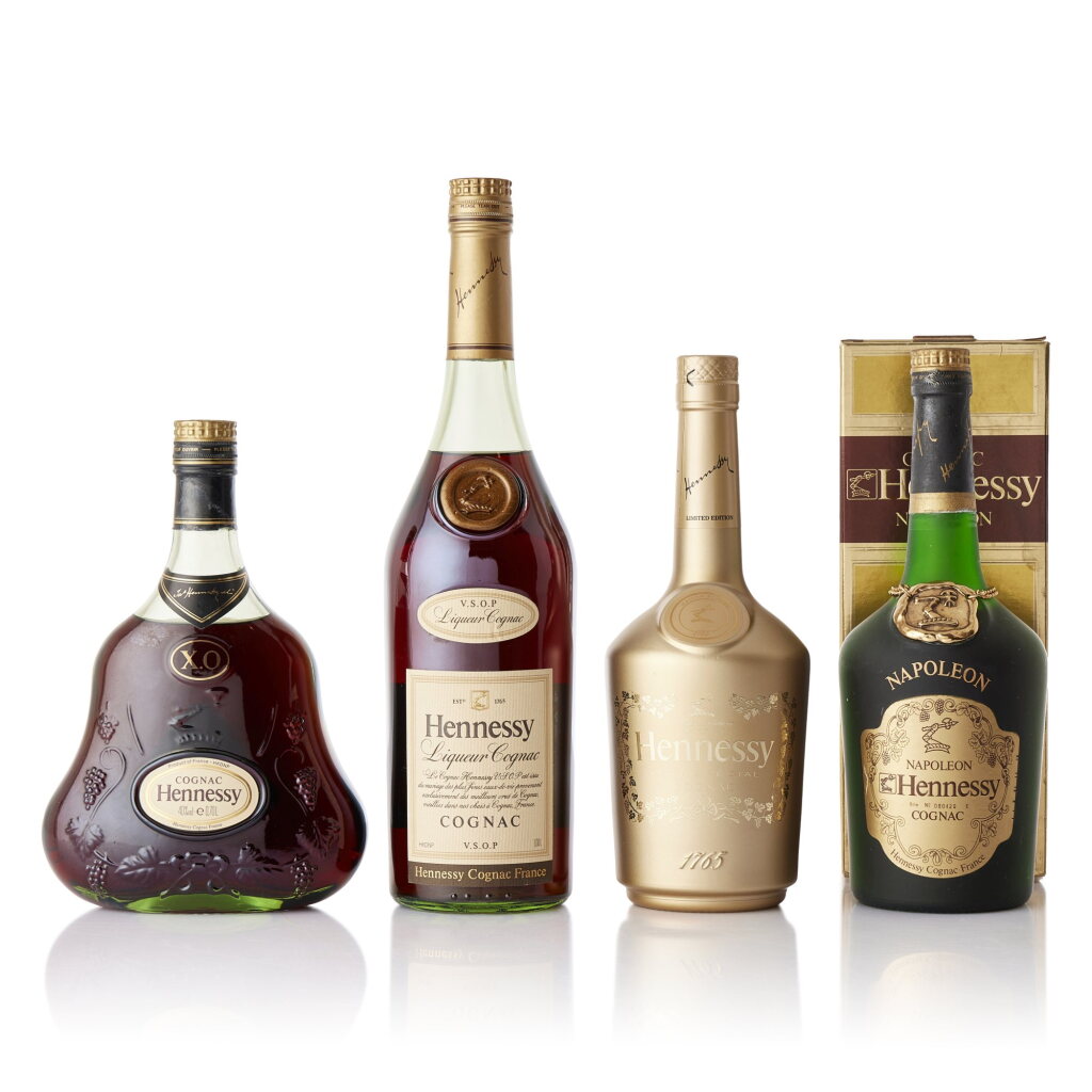 View full screen - View 1 of Lot 2370. Hennessy Mixed Case (3 BT70, 1 LITR).