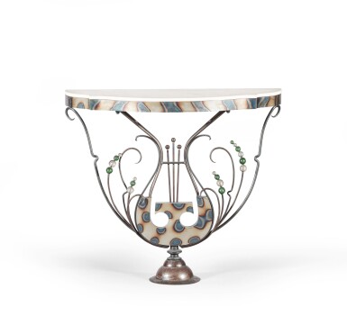 View full screen - View 1 of Lot 247. Console Lyre, 1994.