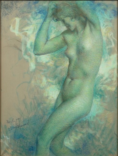 View full screen - View 1 of Lot 110. Nu bleu.