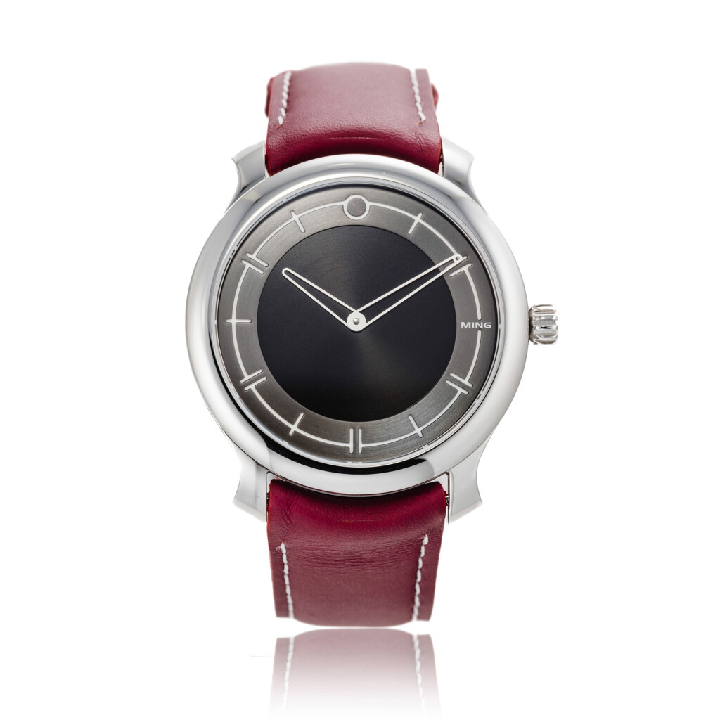 View full screen - View 1 of Lot 32. Reference 27.01 | A stainless steel wristwatch, Circa 2020 | Ming 27.01 | 型號精鋼腕錶,約2020年製.