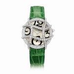 Cartier | Ronde Folle, Reference 2991, A white gold and diamond-set wristwatch, Circa 2008 | 卡地亞 | Ronde Folle 型號2991 白金鑲鑽石腕錶,約2008年製