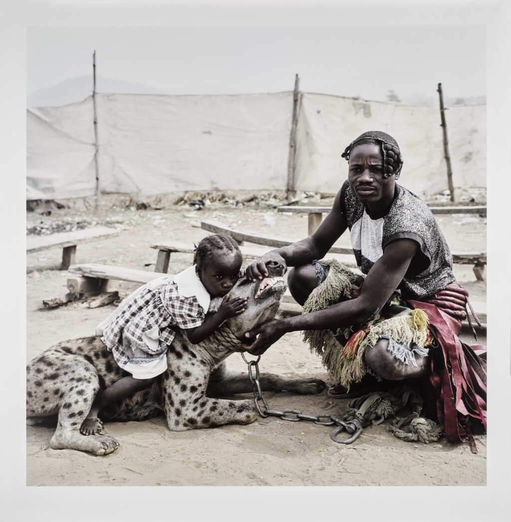 View full screen - View 1 of Lot 114. PIETER HUGO | 'MUMMY AHMADU AND MALLAM MANTARI LAMAL WITH MAINASARA', ABUJA, NIGERIA, FROM 'THE HEYENA AND OTHER MEN' SERIES, 2005 .