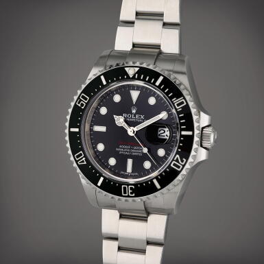 View full screen - View 1 of Lot 253. Reference 126600 Sea-Dweller | A stainless steel automatic wristwatch with date and bracelet, Circa 2017.