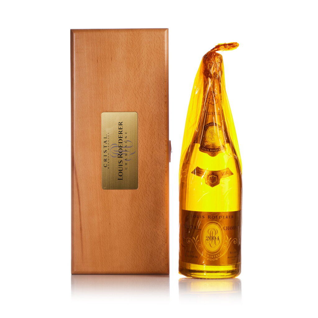 View full screen - View 1 of Lot 343. Louis Roederer, Cristal Brut 2004 (3 MAG).