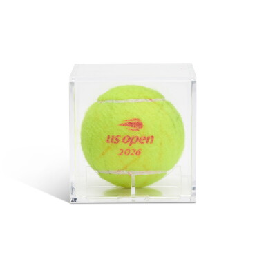 View full screen - View 1 of Lot 16. Coco Gauff v. Mirra Andreeva 2026 US Open Quarterfinal Match Point Tennis Ball | Set 3.