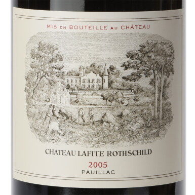 View full screen - View 1 of Lot 373. Château Lafite 2005 (12 BT).
