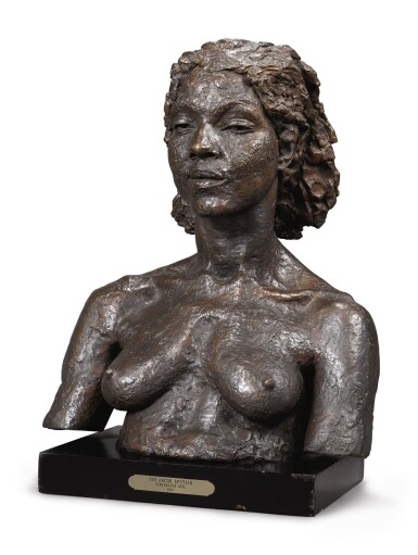 View full screen - View 1 of Lot 59. JACOB EPSTEIN | GIRL FROM SENEGAL (MADELEINE BECHET).