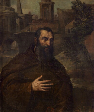 View full screen - View 1 of Lot 18. Portrait of a Man as a Friar.
