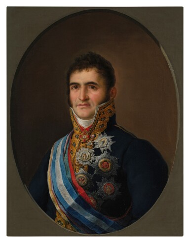 View full screen - View 1 of Lot 194. Portrait of a Spanish Nobleman, Possibly José Garcia de Leon Pizzaro y Frias.