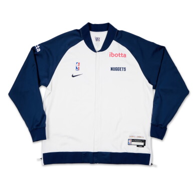 View full screen - View 1 of Lot 197. Nikola Jokić Denver Nuggets 2024-2025 Game Worn City Edition Warmup Top .