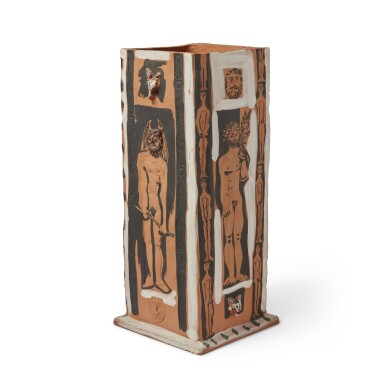 View full screen - View 1 of Lot 27. Personnages et têtes (Alain Ramié 242).