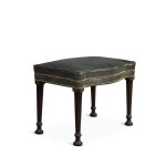 A George III carved mahogany stool by Thomas Chippendale, 1772
