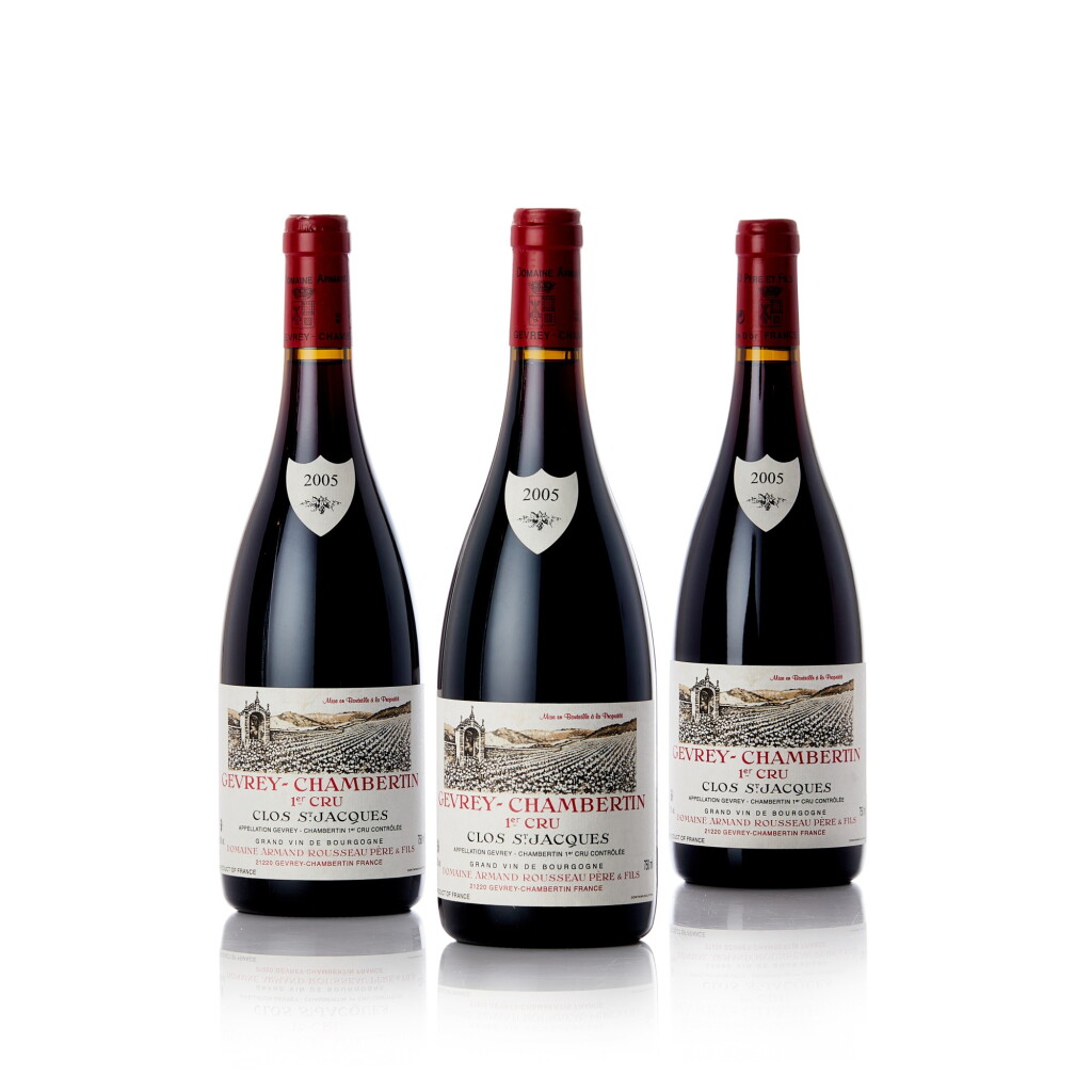 View full screen - View 1 of Lot 6092. Gevrey Chambertin, Clos St. Jacques 2005 Domaine Armand Rousseau (6 BT).