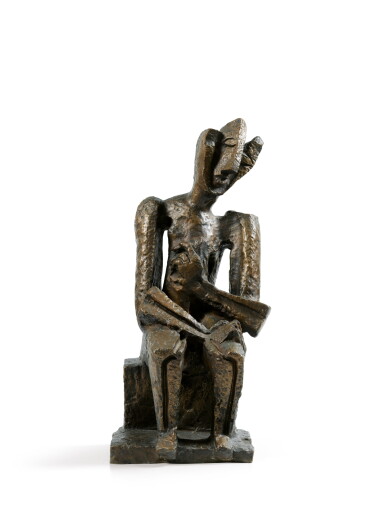 View full screen - View 1 of Lot 212. Mélancolie assise.