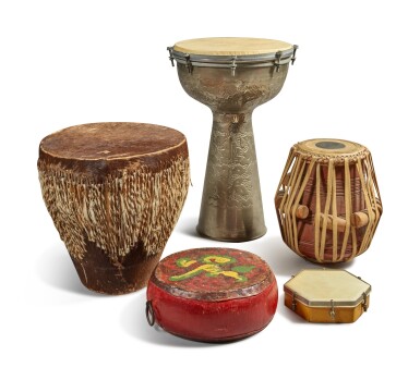 View full screen - View 1 of Lot 67. A Collection Of Five Drums Belonging To Richard Feynman.
