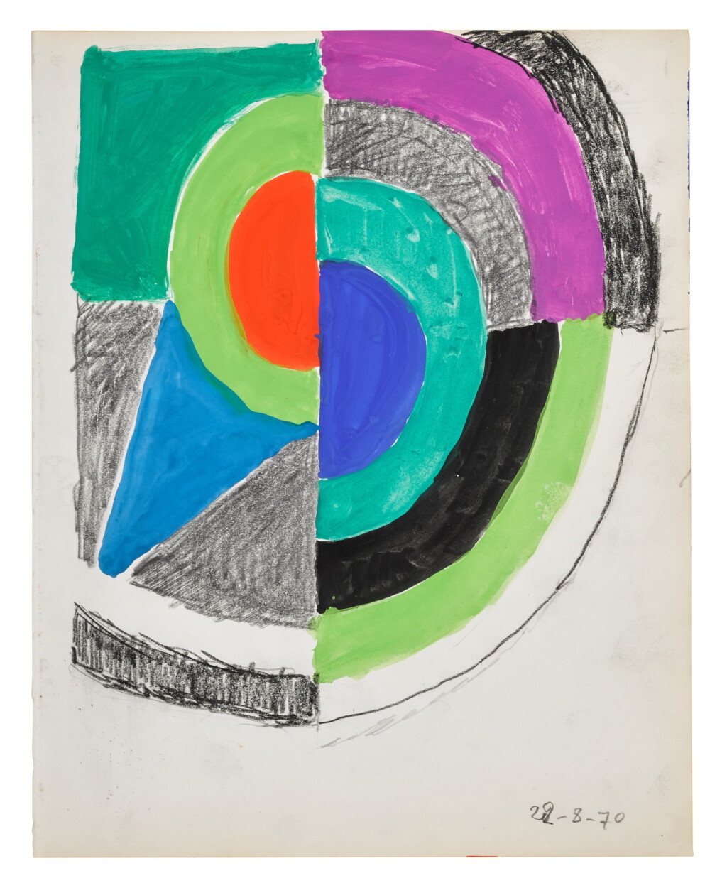 View full screen - View 1 of Lot 71. SONIA DELAUNAY | RHYTHME COULEUR.