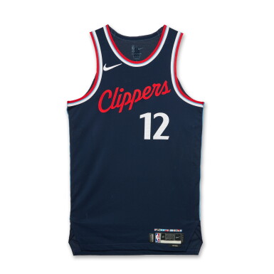 View full screen - View 1 of Lot 167. Cam Christie ‘Rookie Debut’ Los Angeles Clippers 2024-2025 Game Worn Icon Edition Jersey .