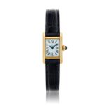 Tank Louis Mini A yellow gold rectangular wristwatch, Circa 1960