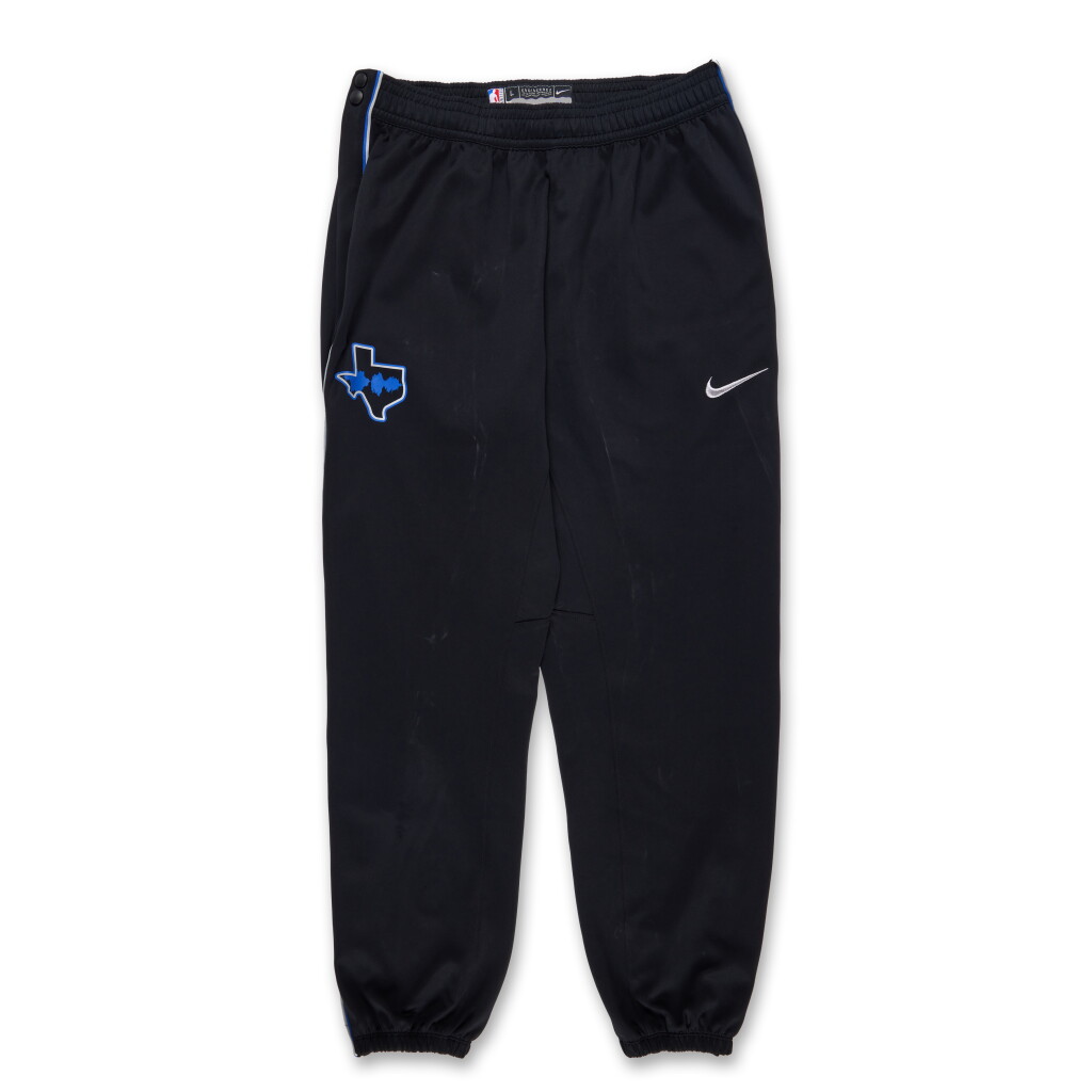 View full screen - View 1 of Lot 109. Brandon Williams Dallas Mavericks 2024 NBA Finals Game Issued Warm Up Pants.