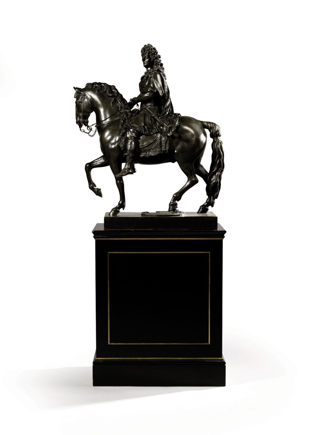 View full screen - View 1 of Lot 425. Louis XIV on horseback.