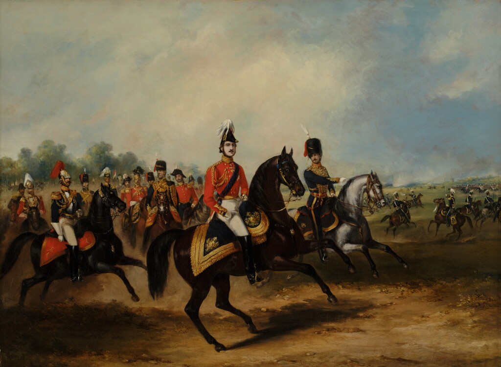 View full screen - View 1 of Lot 161. Prince Albert Reviewing the Troops .