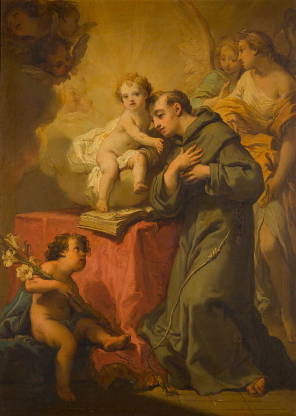 View full screen - View 1 of Lot 188. Saint Anthony of Padua adoring the Christ Child.