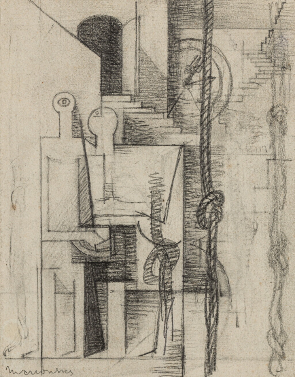 View full screen - View 1 of Lot 147. LOUIS MARCOUSSIS | ASILE DE FOUS.